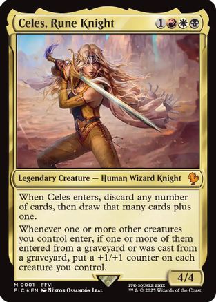 Celes, Rune Knight (1) [Commander: FINAL FANTASY] - Deck Out Gaming