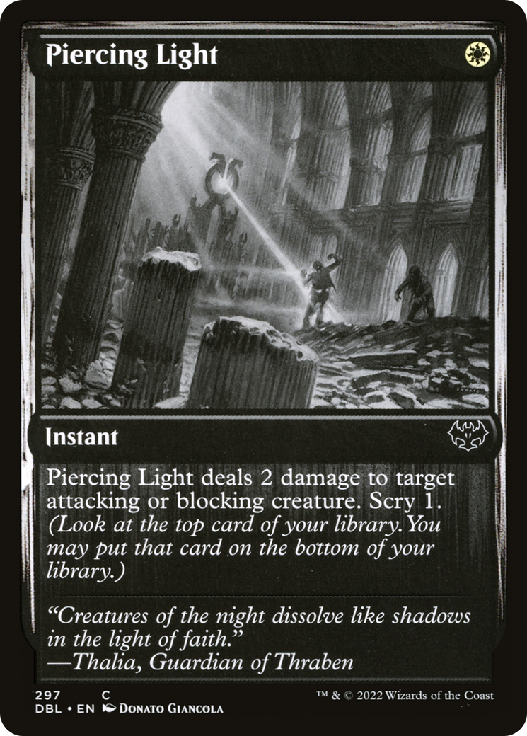 Piercing Light (297) [Innistrad: Double Feature] - Deck Out Gaming
