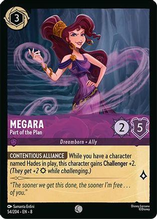 Megara - Part of the Plan (54/204) [Reign of Jafar] - Deck Out Gaming
