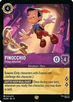 Pinocchio - Strings Attached (61/204) [Reign of Jafar] Cold Foil - Deck Out Gaming