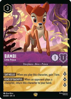 Bambi - Little Prince (63/204) [Reign of Jafar] Cold Foil - Deck Out Gaming
