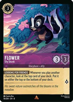 Flower - Shy Skunk (76/204) [Reign of Jafar] Cold Foil - Deck Out Gaming