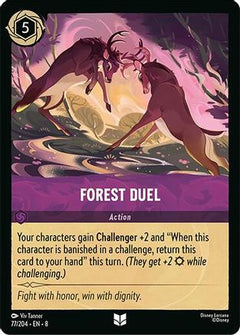 Forest Duel (77/204) [Reign of Jafar] Cold Foil - Deck Out Gaming