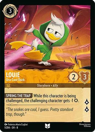 Louie - One Cool Duck (1/204) [Reign of Jafar] - Deck Out Gaming