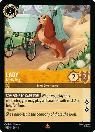 Lady - Family Dog (11/204) [Reign of Jafar] - Deck Out Gaming