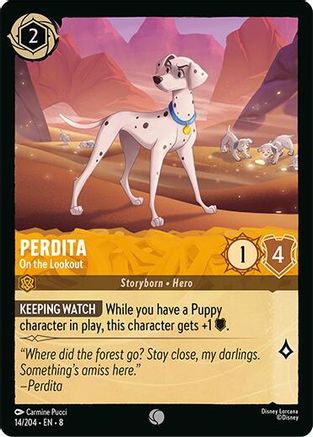 Perdita - On the Lookout (14/204) [Reign of Jafar] Cold Foil - Deck Out Gaming