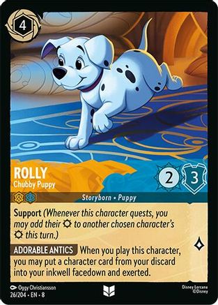 Rolly - Chubby Puppy (26/204) [Reign of Jafar] - Deck Out Gaming