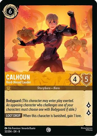 Calhoun - Hard-Nosed Leader (32/204) [Reign of Jafar] - Deck Out Gaming