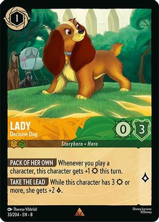 Lady - Decisive Dog (33/204) [Reign of Jafar] - Deck Out Gaming