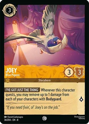 Joey - Blue Pigeon (36/204) [Reign of Jafar] - Deck Out Gaming