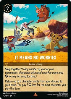 It Means No Worries (42/204) [Reign of Jafar] Cold Foil - Deck Out Gaming