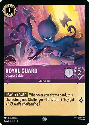 Royal Guard - Octopus Soldier (52/204) [Reign of Jafar] Cold Foil - Deck Out Gaming