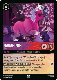 Madam Mim - Rhino (69/204) [Reign of Jafar] Cold Foil - Deck Out Gaming