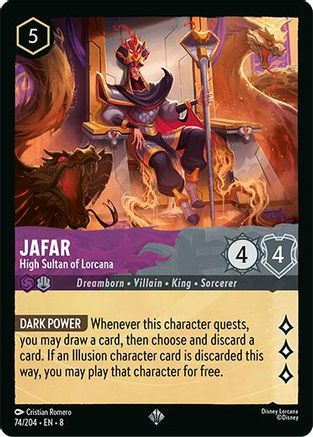 Jafar - High Sultan of Lorcana (74/204) [Reign of Jafar] - Deck Out Gaming