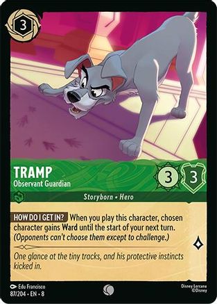 Tramp -Observant Guardian (87/204) [Reign of Jafar] Cold Foil - Deck Out Gaming