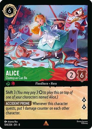 Alice - Clumsy as Can Be (104/204) [Reign of Jafar] - Deck Out Gaming