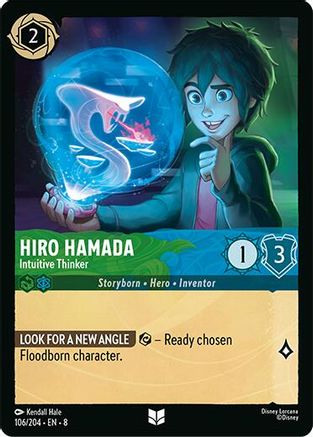Hiro Hamada - Intuitive Thinker (106/204) [Reign of Jafar] - Deck Out Gaming