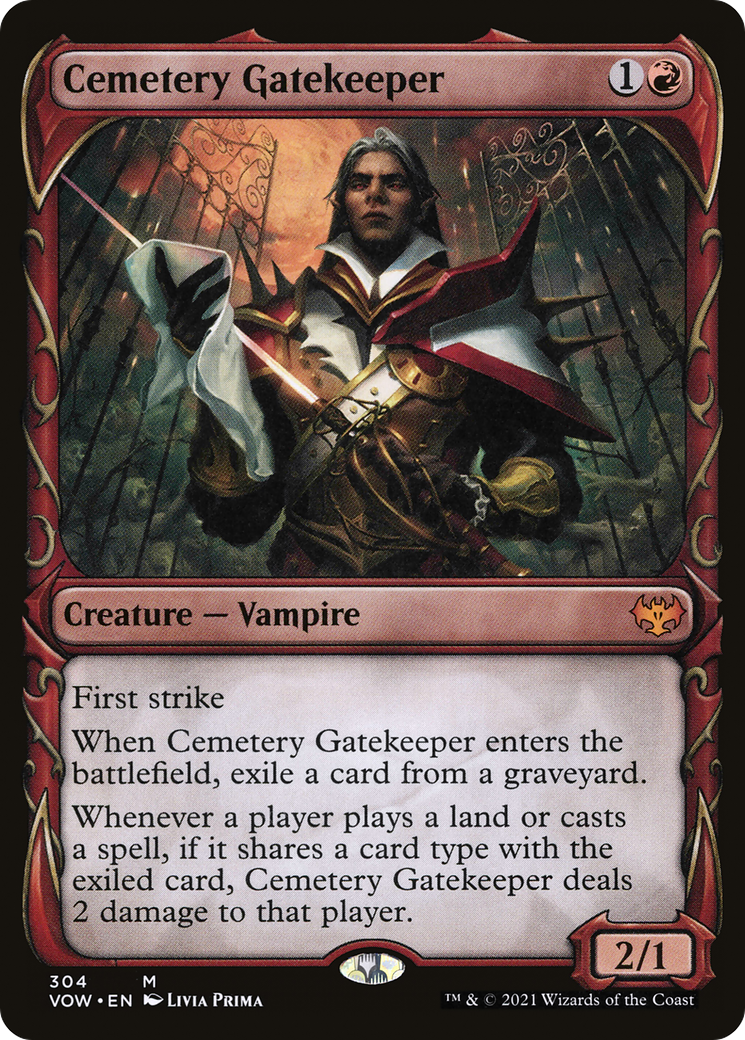 Cemetery Gatekeeper (Showcase) (304) [Innistrad: Crimson Vow] - Deck Out Gaming