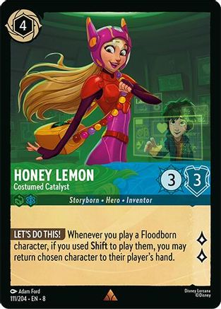 Honey Lemon - Costumed Catalyst (111/204) [Reign of Jafar] - Deck Out Gaming