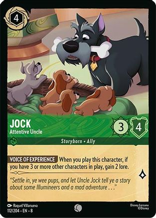 Jock - Attentive Uncle (112/204) [Reign of Jafar] Cold Foil - Deck Out Gaming