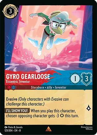 Gyro Gearloose - Eccentric Inventor (123/204) [Reign of Jafar] - Deck Out Gaming