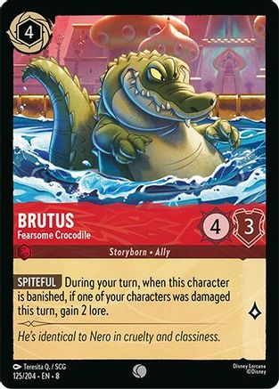 Brutus - Fearsome Crocodile (125/204) [Reign of Jafar] Cold Foil-1