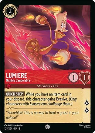 Lumiere - Nimble Candelabra (128/204) [Reign of Jafar] - Deck Out Gaming
