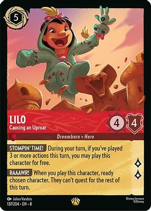 Lilo - Causing an Uproar (137/204) [Reign of Jafar] - Deck Out Gaming