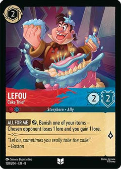 LeFou - Cake Thief (138/204) [Reign of Jafar] Cold Foil - Deck Out Gaming