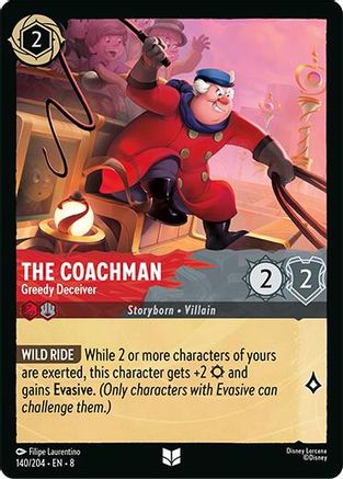 The Coachman - Greedy Deceiver (140/204) [Reign of Jafar] - Deck Out Gaming