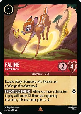 Faline - Playful Fawn (145/204) [Reign of Jafar] Cold Foil - Deck Out Gaming