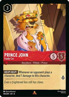 Prince John - Fraidy-Cat (146/204) [Reign of Jafar] Cold Foil - Deck Out Gaming
