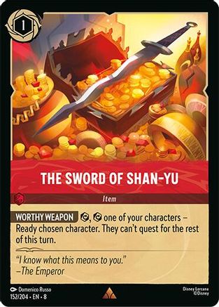 The Sword of Shan Yu (152/204) [Reign of Jafar] Cold Foil - Deck Out Gaming