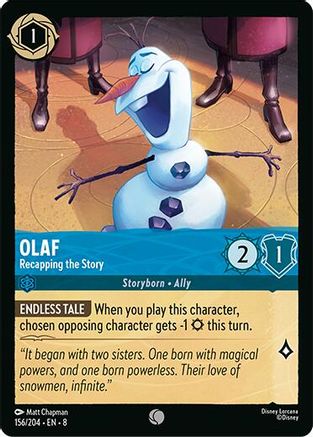 Olaf - Recapping the Story (156/204) [Reign of Jafar] - Deck Out Gaming