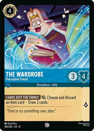 The Wardrobe - Perceptive Friend (160/204) [Reign of Jafar] Cold Foil - Deck Out Gaming