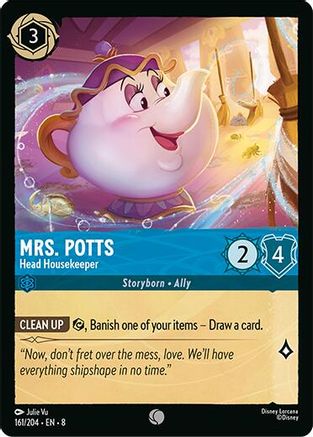 Mrs.Potts - Head Housekeeper (161/204) [Reign of Jafar] - Deck Out Gaming