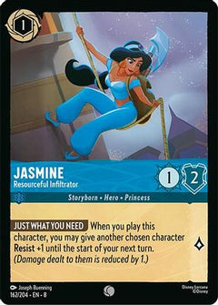 Jasmine - Resourceful Infiltrator (162/204) [Reign of Jafar] Cold Foil - Deck Out Gaming