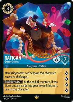 Ratigan - Greedy Genius (167/204) [Reign of Jafar] Cold Foil - Deck Out Gaming
