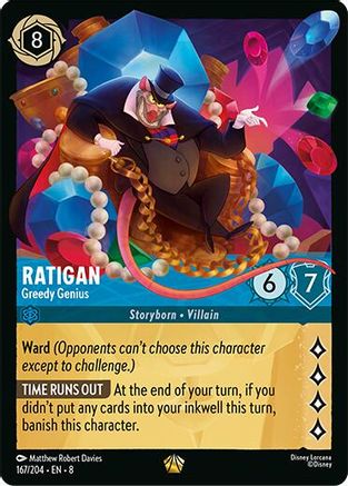 Ratigan - Greedy Genius (167/204) [Reign of Jafar] - Deck Out Gaming