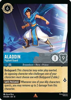 Aladdin - Vigilant Guard (170/204) [Reign of Jafar] Cold Foil - Deck Out Gaming
