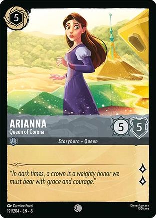 Arianna - Queen of Corona (191/204) [Reign of Jafar] - Deck Out Gaming