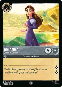 Arianna - Queen of Corona (191/204) [Reign of Jafar] Cold Foil - Deck Out Gaming