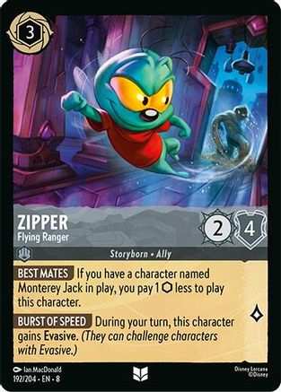 Zipper - Flying Ranger (192/204) [Reign of Jafar] - Deck Out Gaming