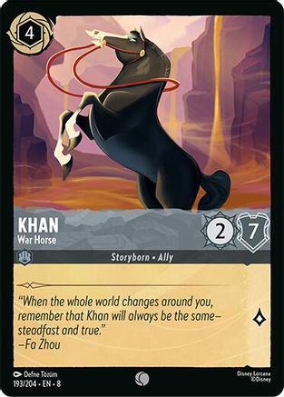 Khan - War Horse (193/204) [Reign of Jafar] Cold Foil - Deck Out Gaming