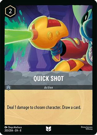 Quick Shot (203/204) [Reign of Jafar] Cold Foil - Deck Out Gaming