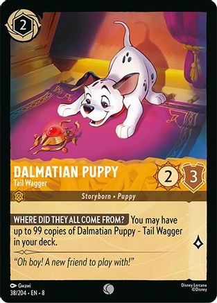 Dalmatian Puppy - Tail Wagger (38/204) [Reign of Jafar] - Deck Out Gaming
