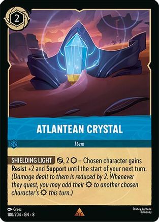 Atlantean Crystal (180/204) [Reign of Jafar] Cold Foil - Deck Out Gaming