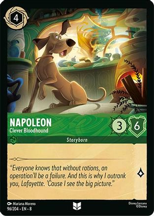 Napoleon - Clever Bloodhound (96/204) [Reign of Jafar] Cold Foil - Deck Out Gaming