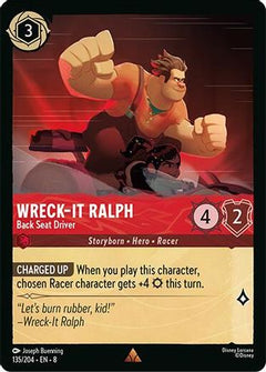 Wreck-It Ralph - Back Seat Driver (135/204) [Reign of Jafar] Cold Foil - Deck Out Gaming