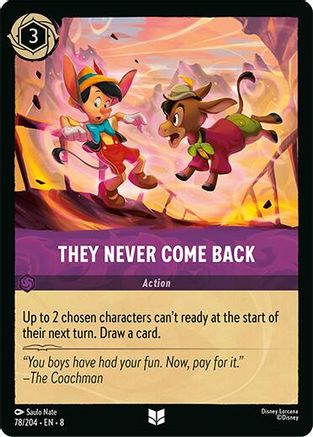 They Never Come Back (78/204) [Reign of Jafar] Cold Foil - Deck Out Gaming